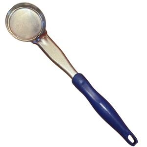 Vintage Vollrath 2 oz 59 ML Metal spoodle with Blue Handle Kitchen Utensil 64332